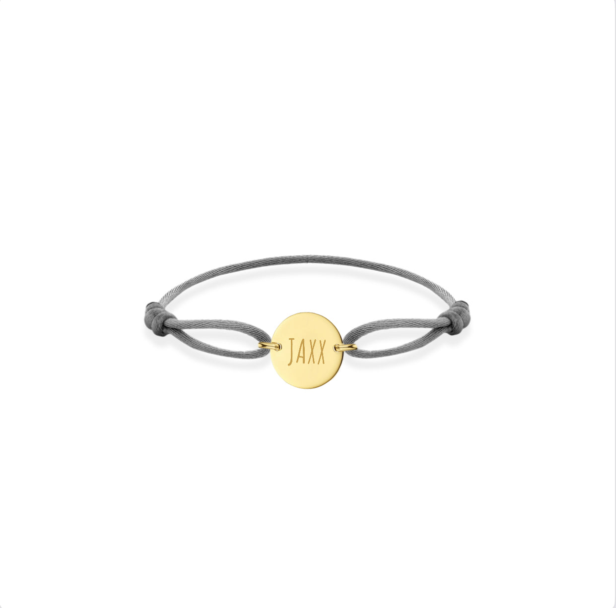 COIN TEXT BRACELET