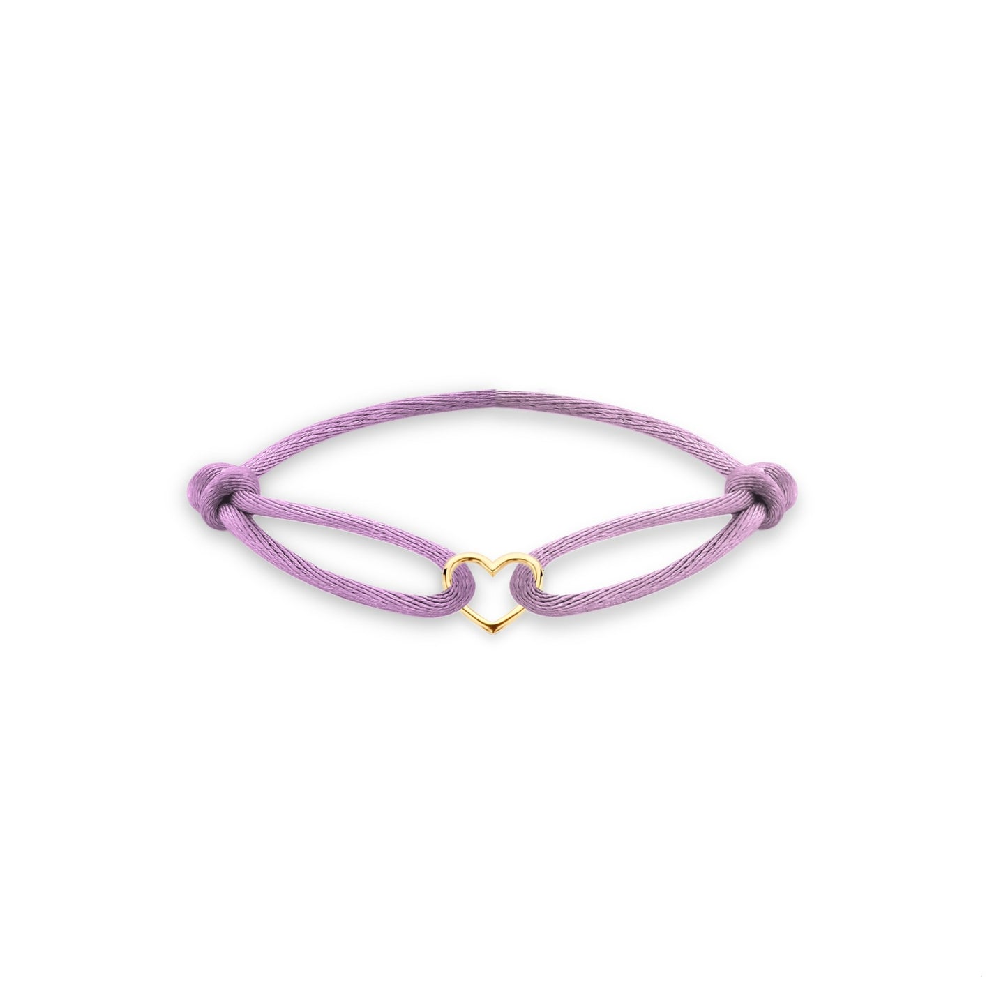 14KT OPEN HEART BRACELET