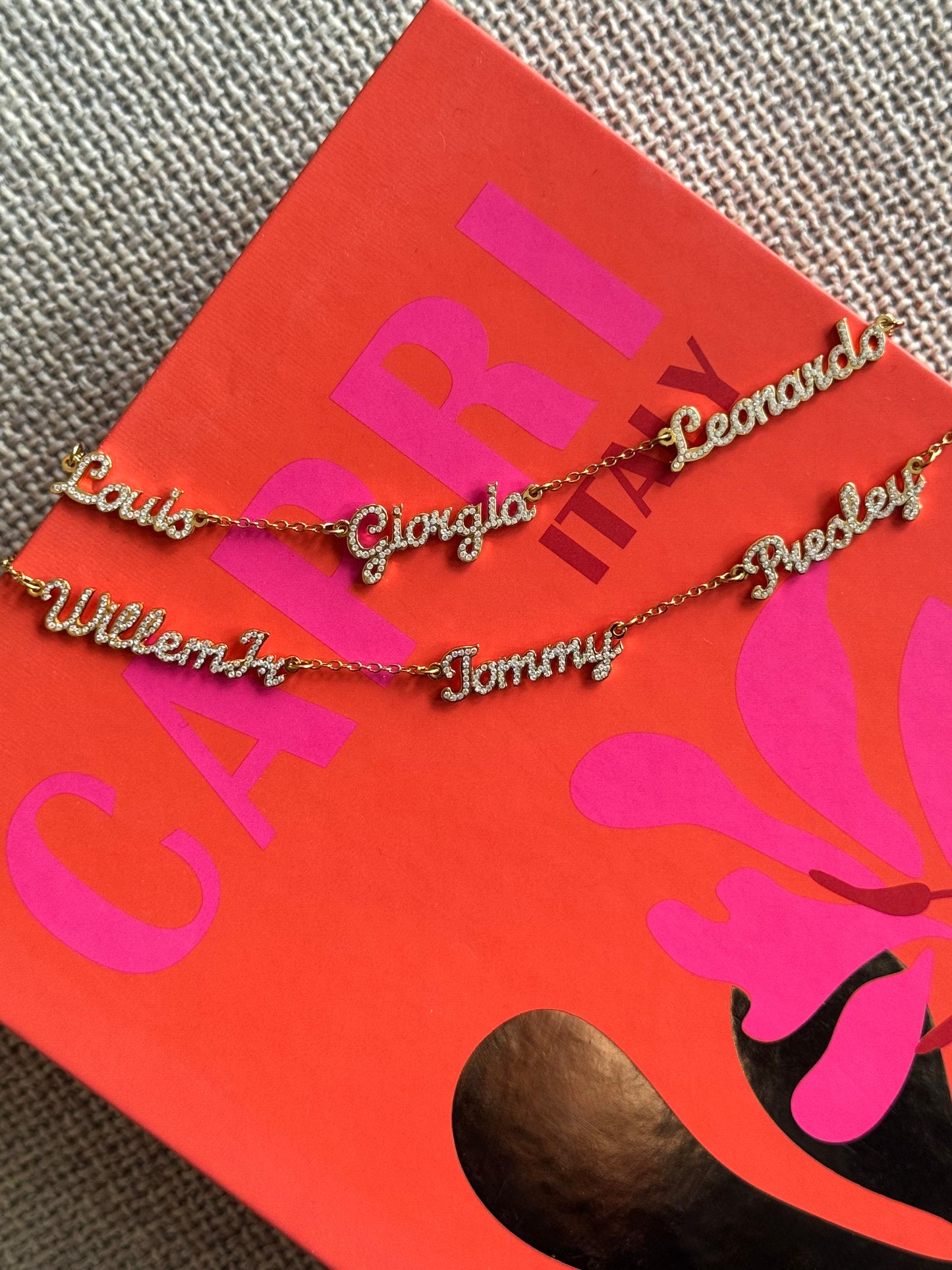 SPARKLY NAME NECKLACE