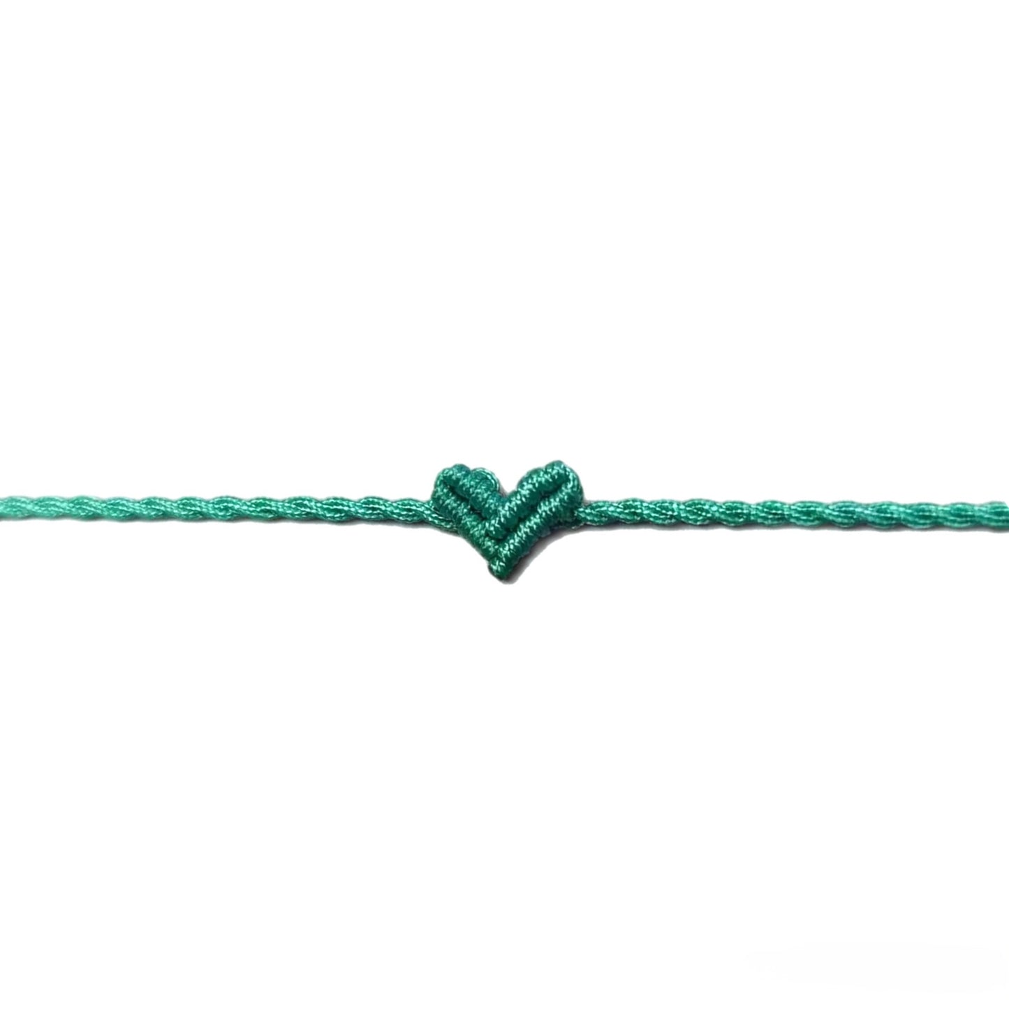ACQUA GREEN LUCKY HEART BRACELET