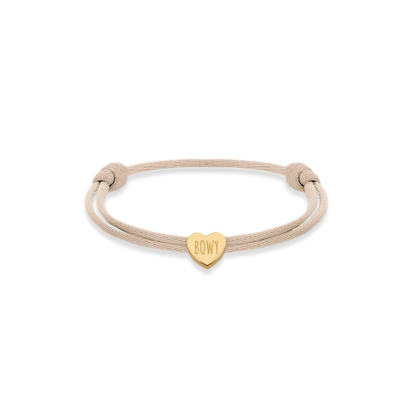 MINI HEART TEXT BRACELET
