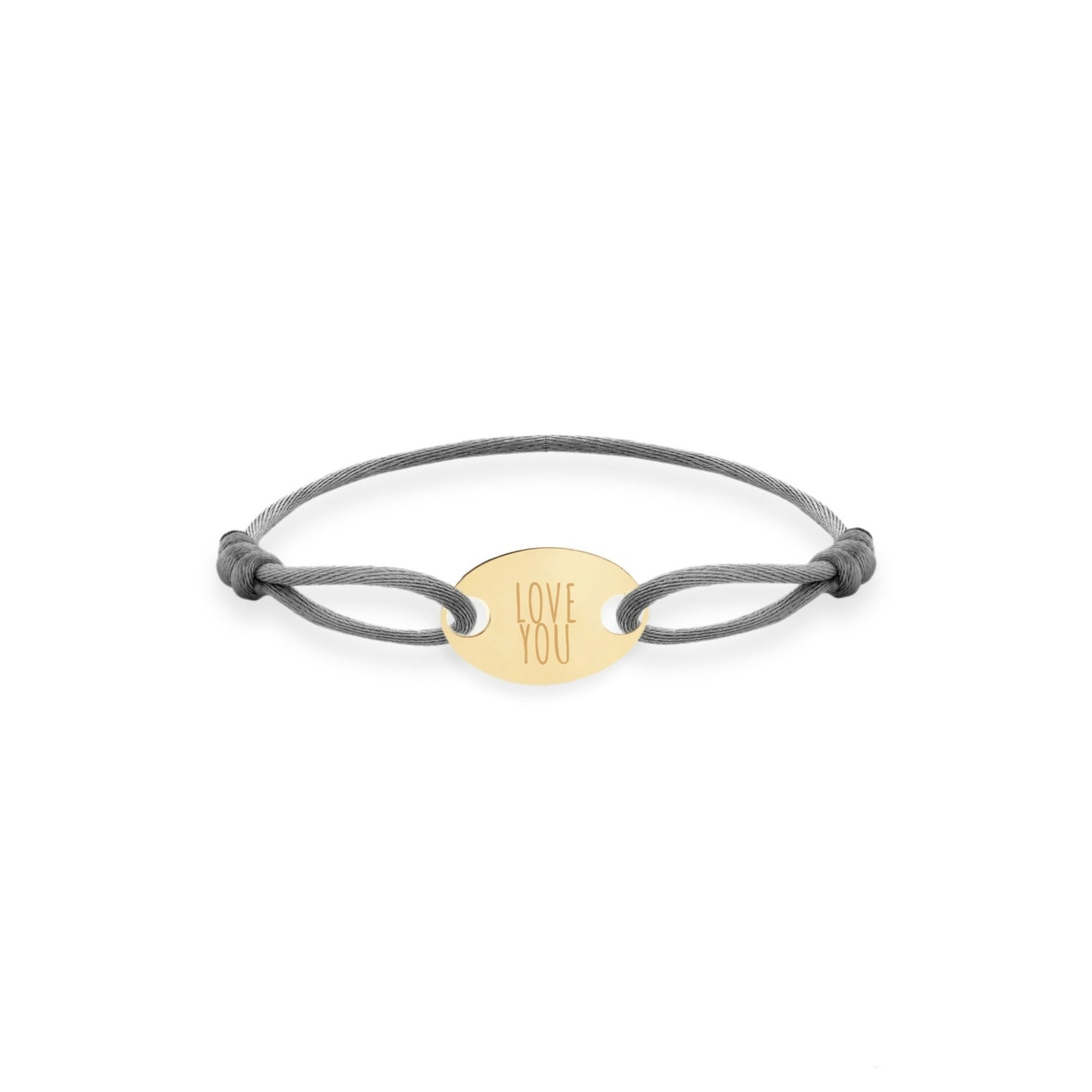 OVAL TEXT BRACELET