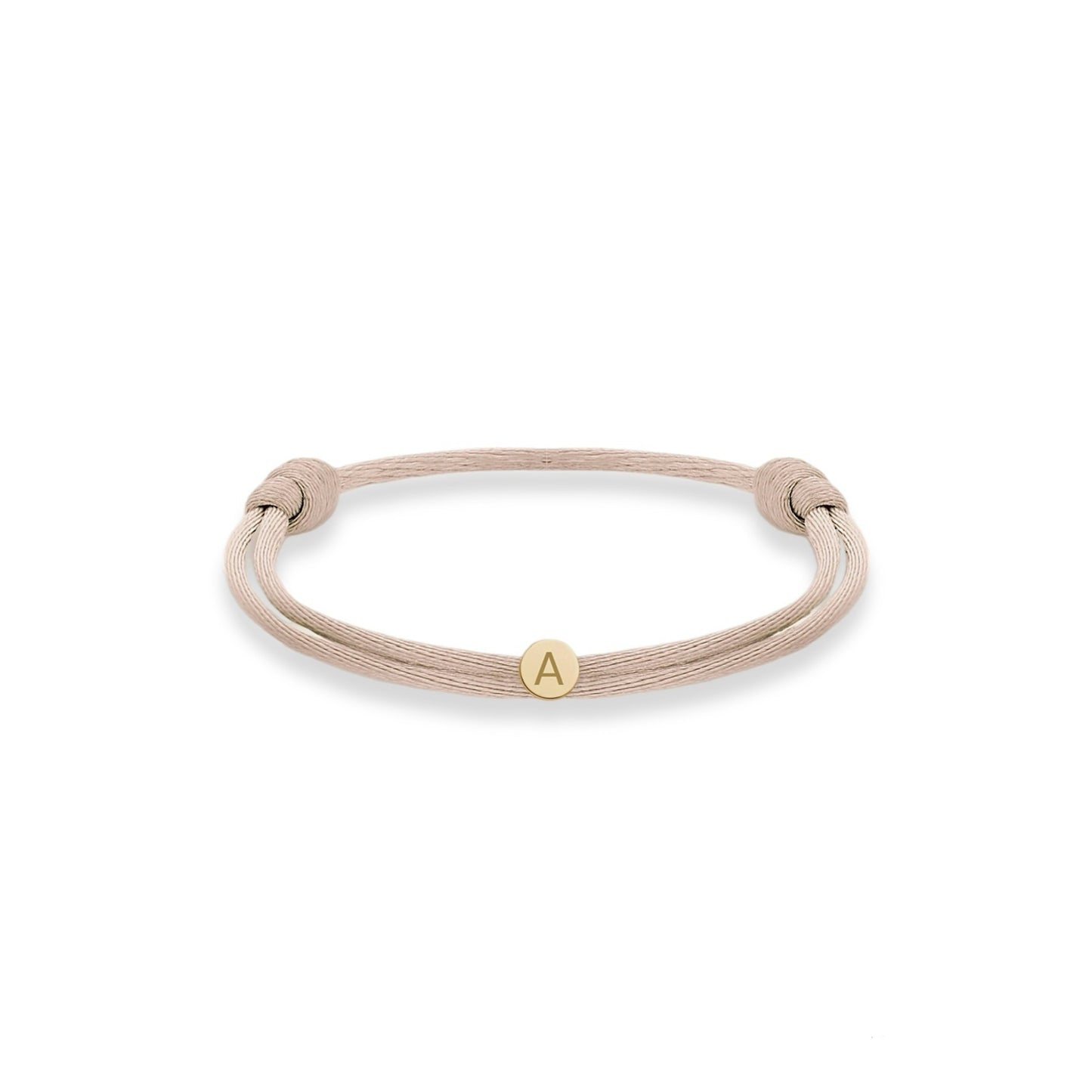 TINY COIN TEXT BRACELET