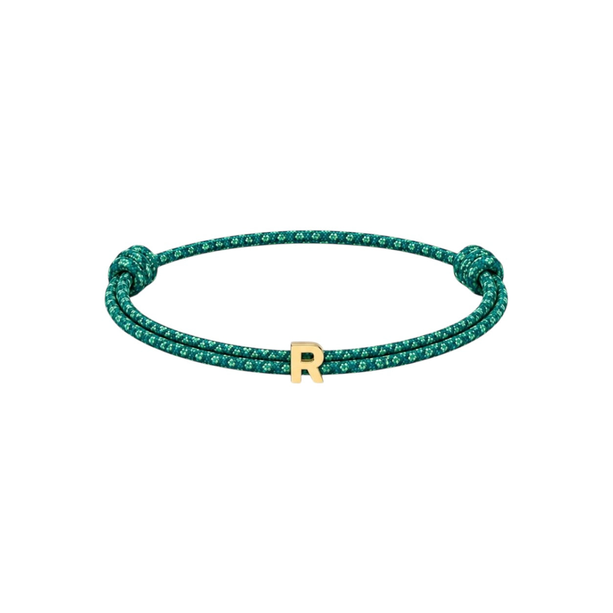 14k initial bracelet