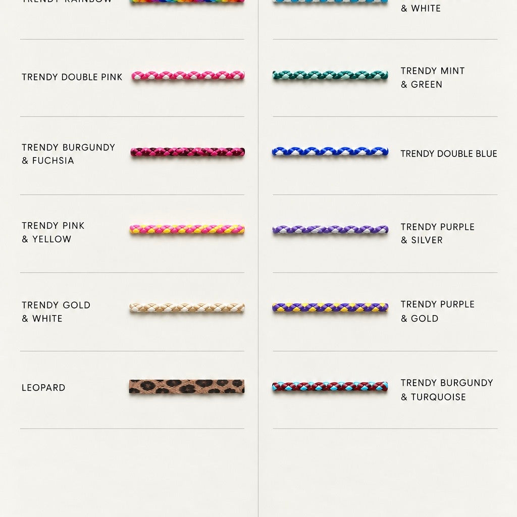 Label text cord necklace