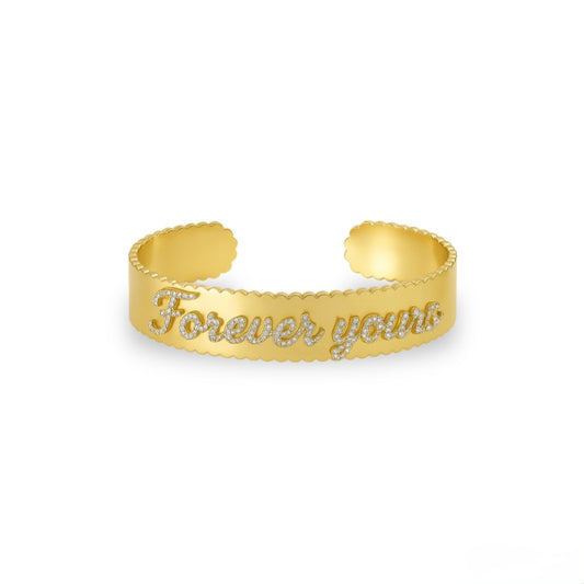SPARKLY NAME BANGLE BRACELET