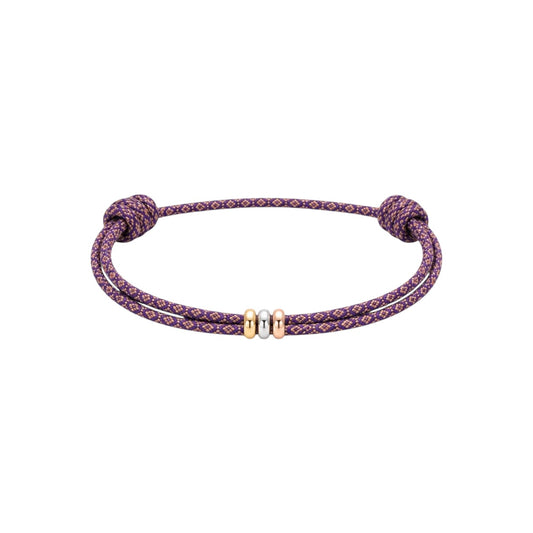 14k mini tricolor beads bracelet