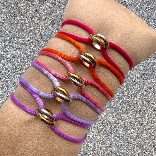 BICOLOR RINGS ARMBAND