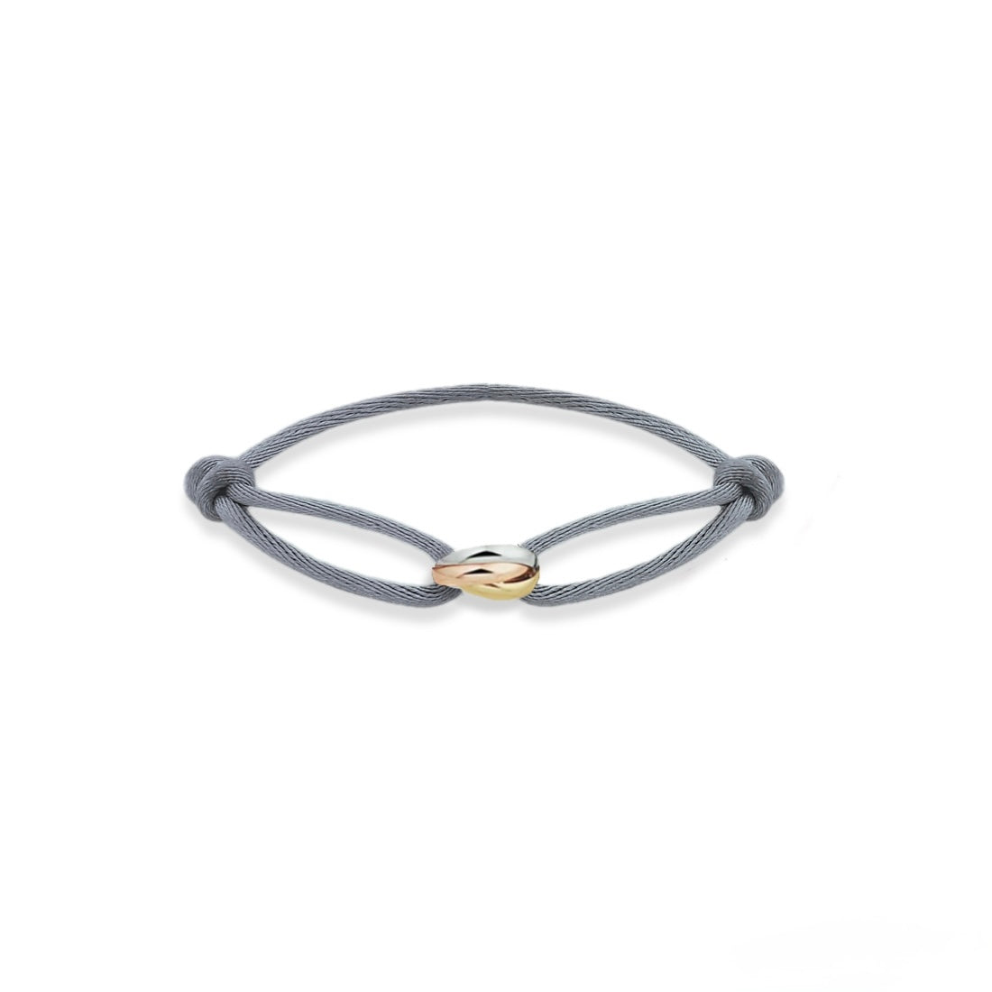 14K TRICOLOR RINGS BRACELET