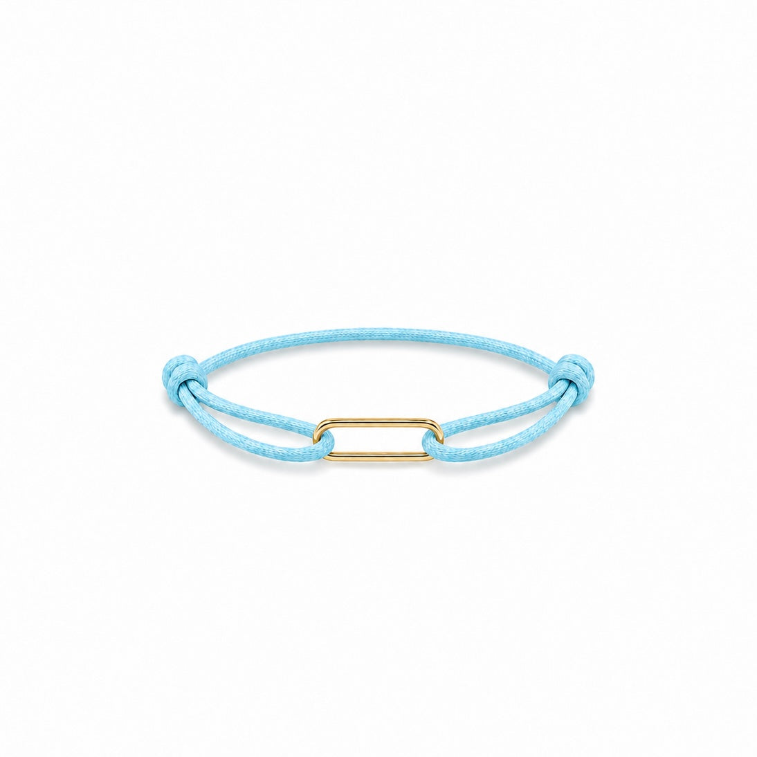 14k double link bracelet
