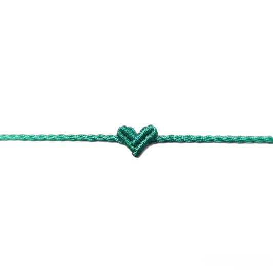 ACQUA GREEN LUCKY HEART BRACELET