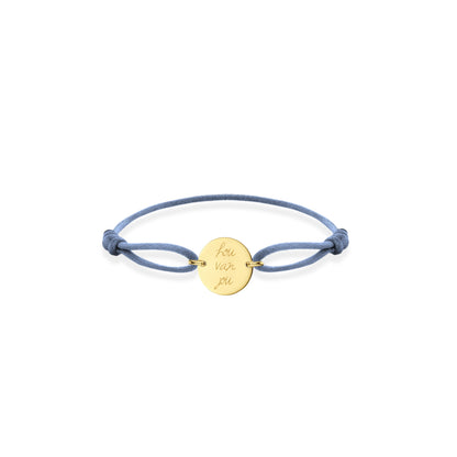 Coin signature bracelet