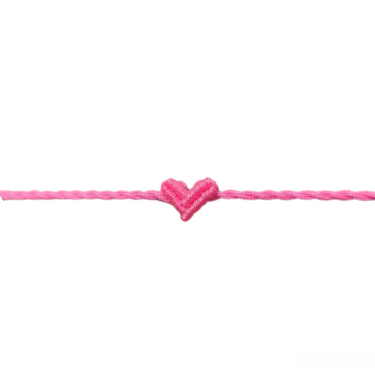PINK LUCKY HEART BRACELET