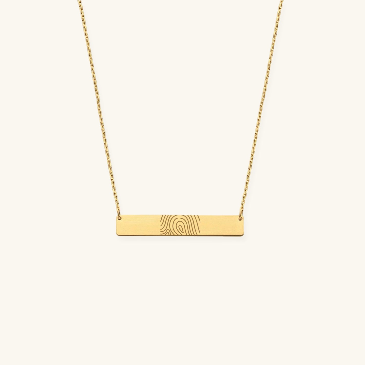 LARGE BAR FINGERPRINT KETTING