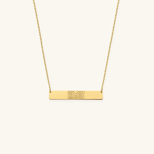 LARGE BAR FINGERPRINT KETTING