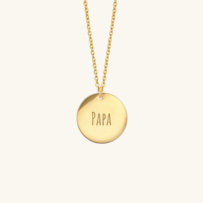 COIN TEXT KETTING