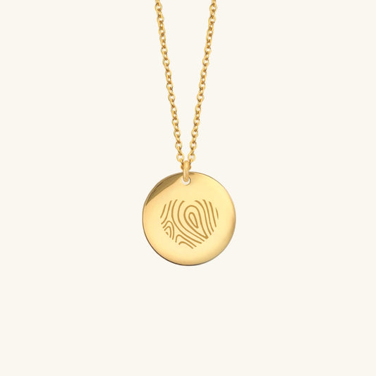 COIN FINGERPRINT KETTING