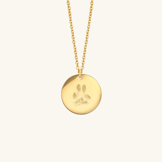 COIN PAW PRINT KETTING