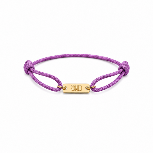 Mini bar text bracelet