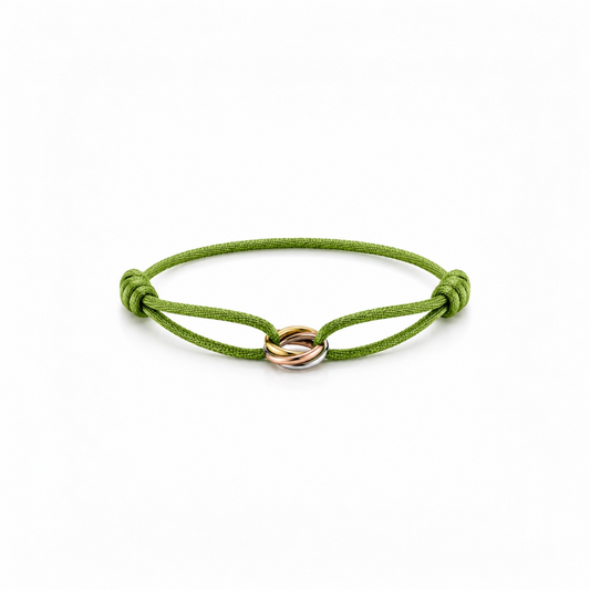 Tricolor rings bracelet