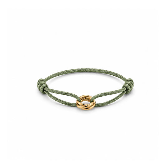 Golden rings bracelet