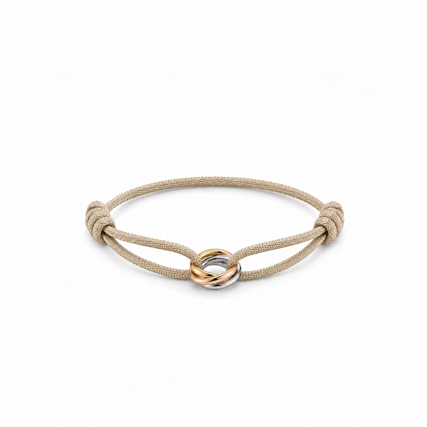 Tricolor rings bracelet