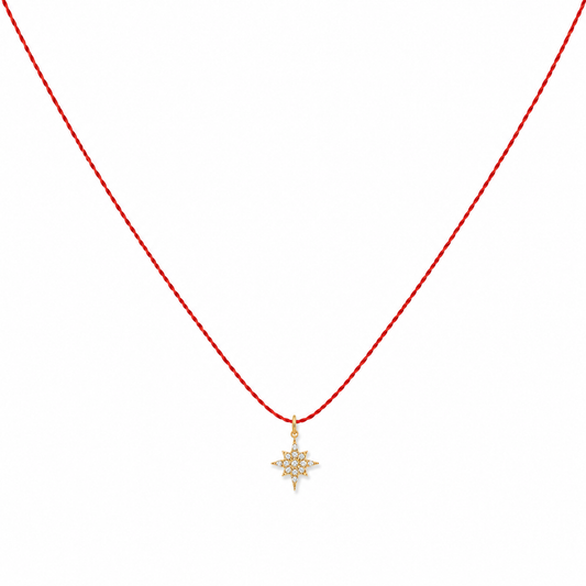 Nylon star necklace