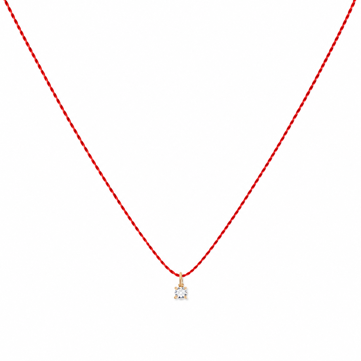 Diamond cord necklace