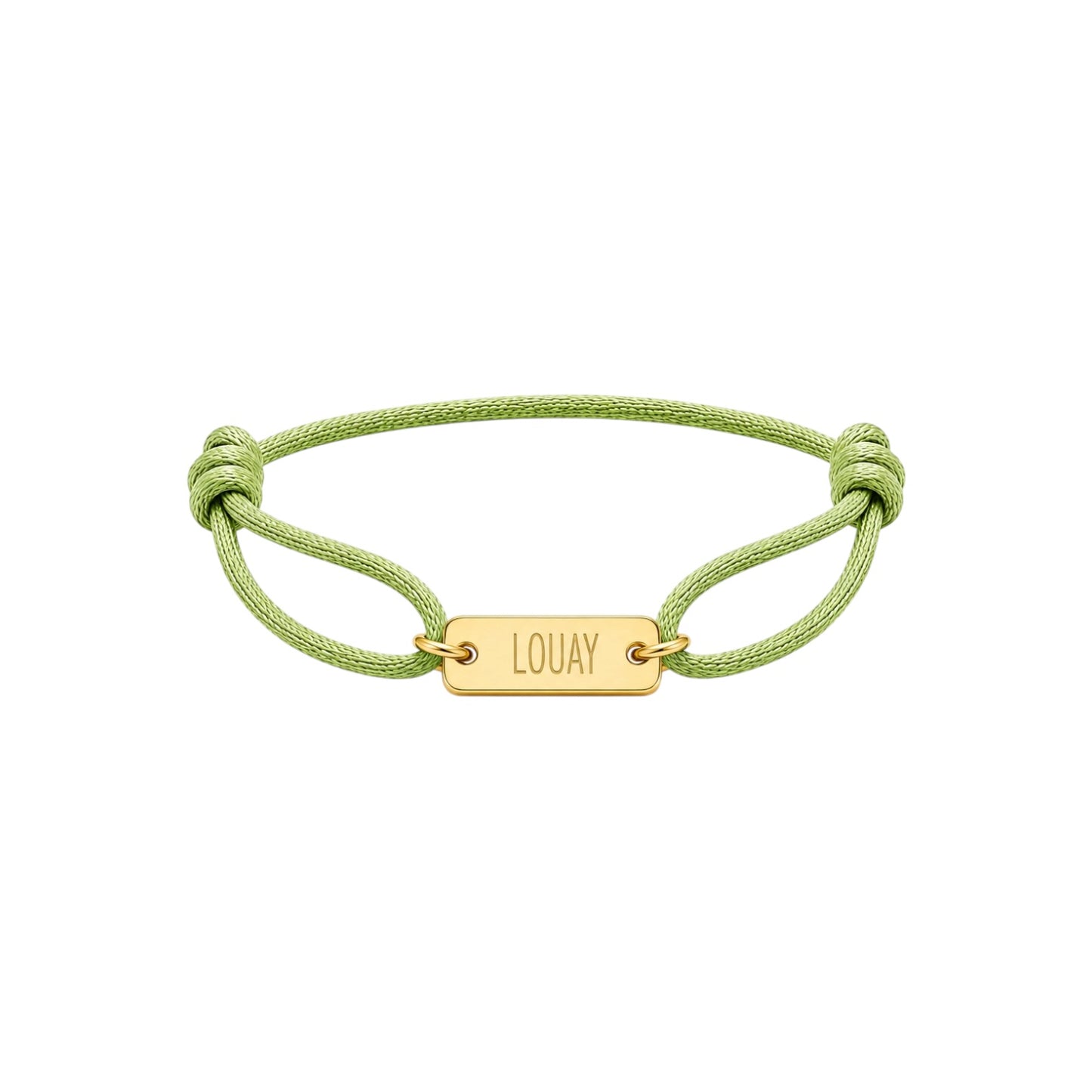 Mini bar text bracelet
