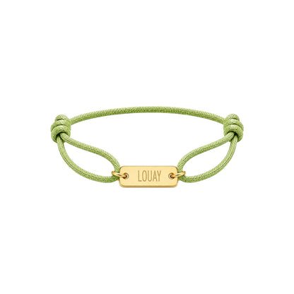 Mini bar text bracelet