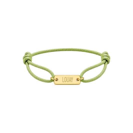Mini bar text bracelet