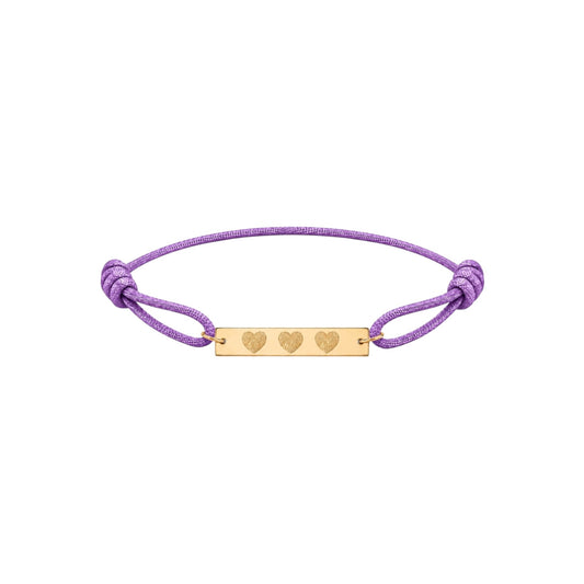 Large bar fingerprint bracelet