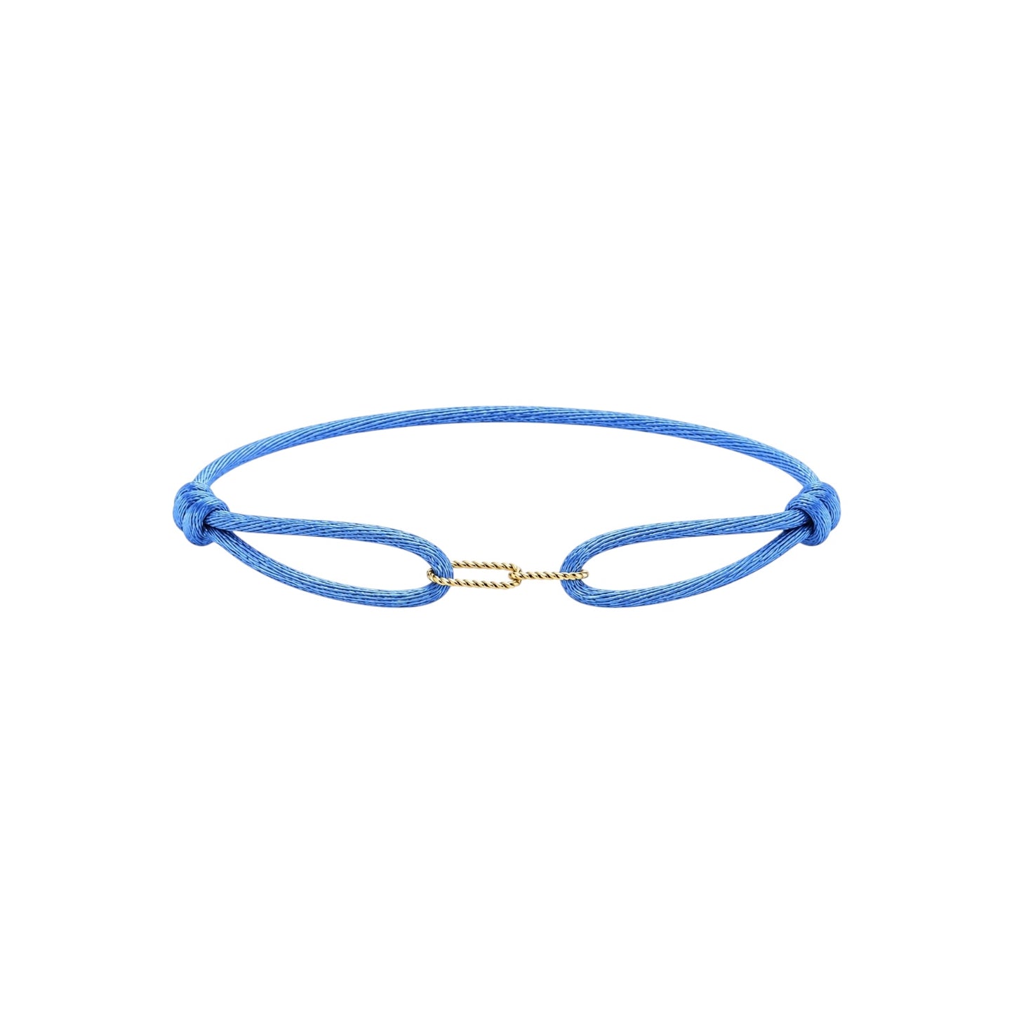 14k twisted links bracelet