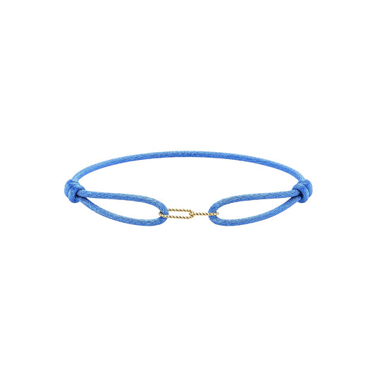 14k twisted links bracelet