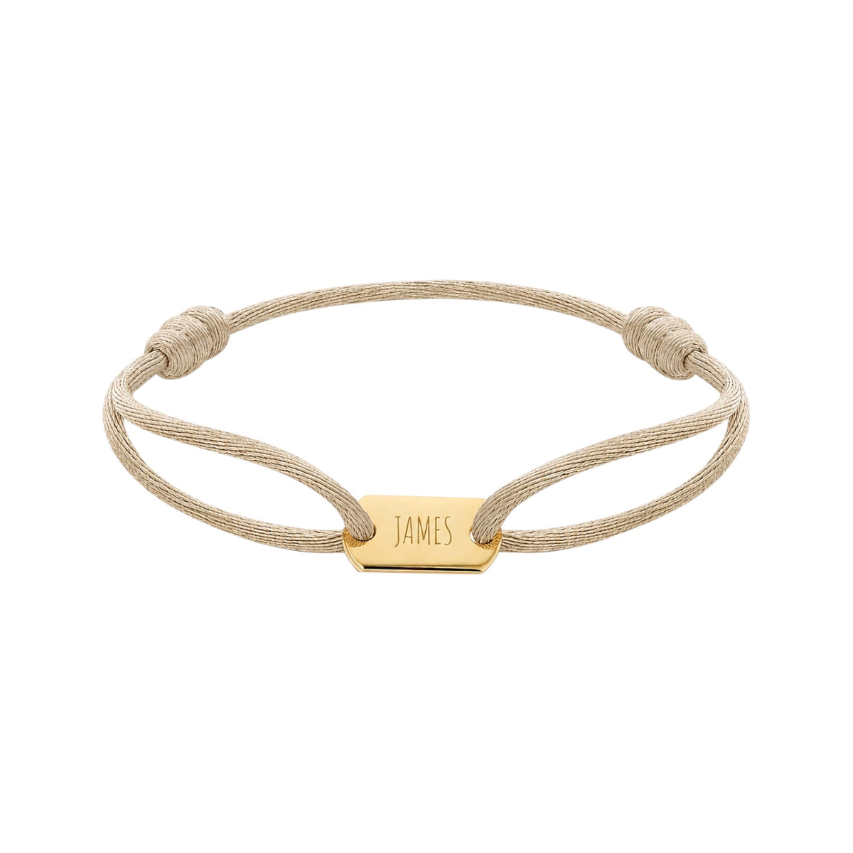 Mini tag text bracelet