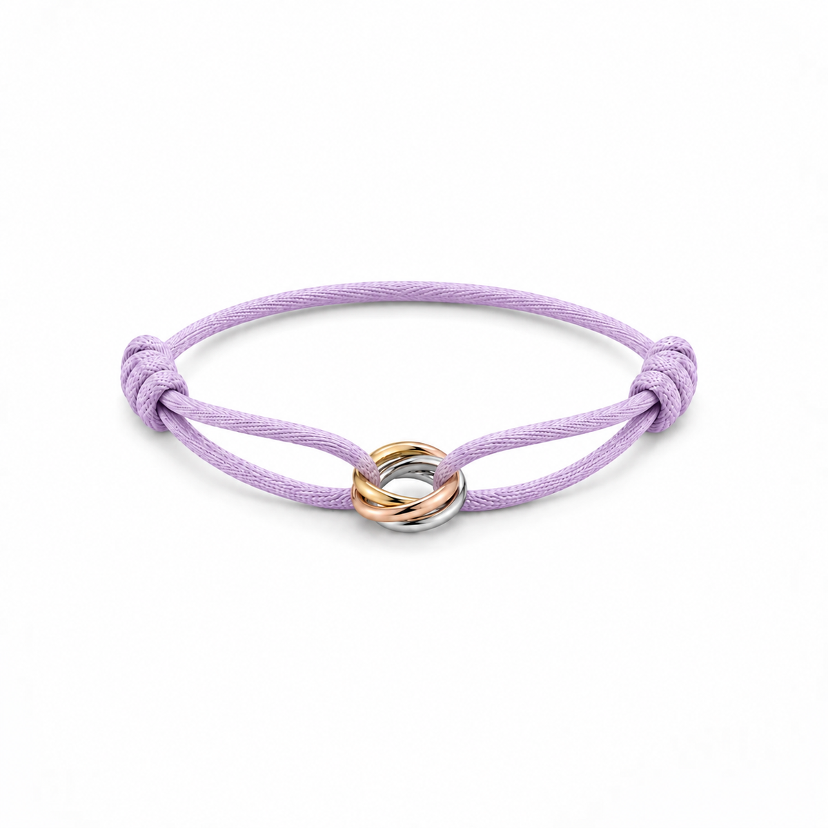 Tricolor rings bracelet