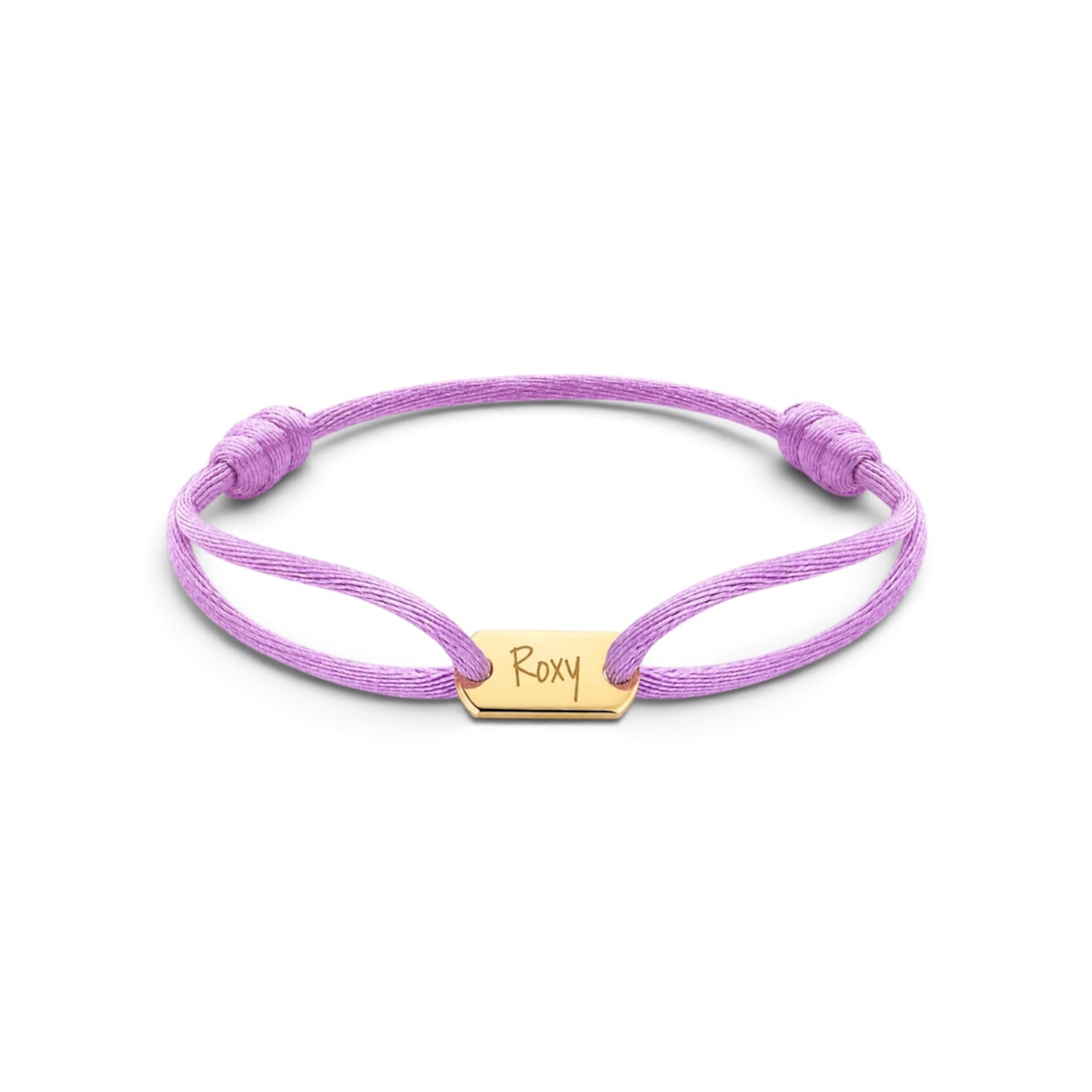 Mini tag text bracelet