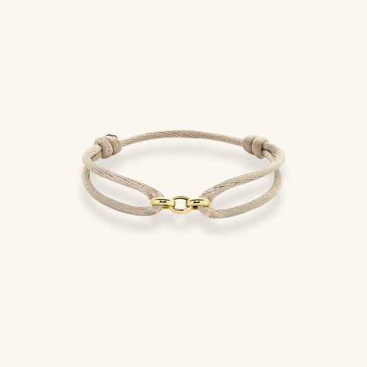 14KT TRIPLE CHAIN ARMBAND